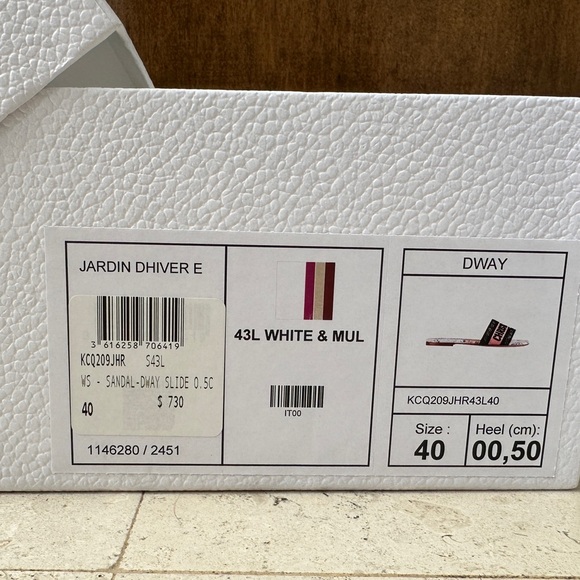 Christian Dior Authentic Dway Slide Embroidered - Picture 9 of 10